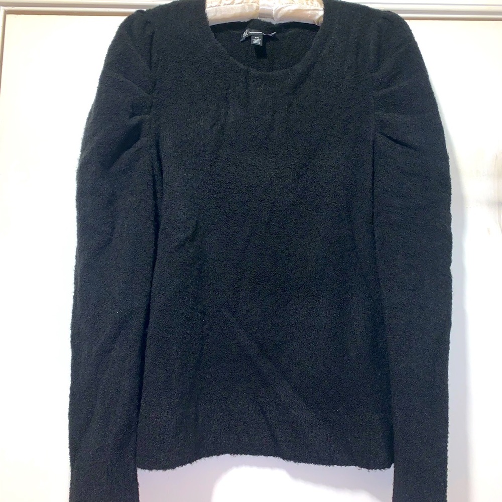 INC puffy shoulder sweater
